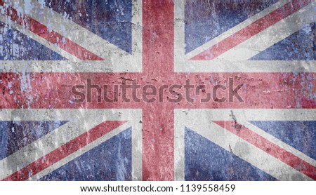 Grunge England flag