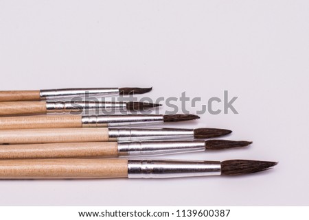 brushes for drawing on a white background