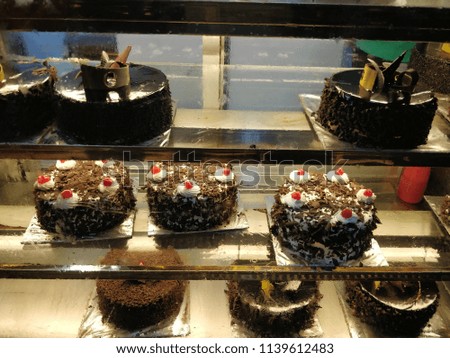 Cake for sale in bakery