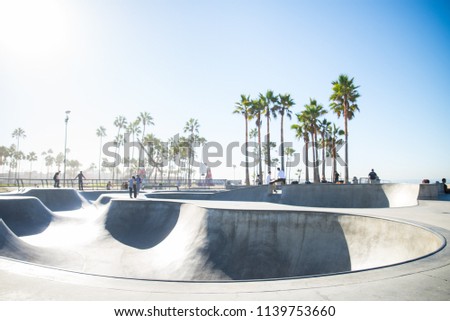 Venice beach skatepark, Los angeles
