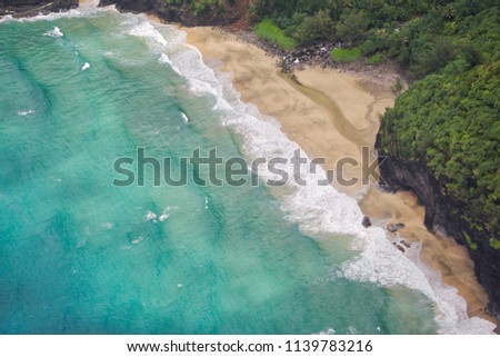 Kauai Aerial Photography Royalty-Free Stock Photo #1139783216
