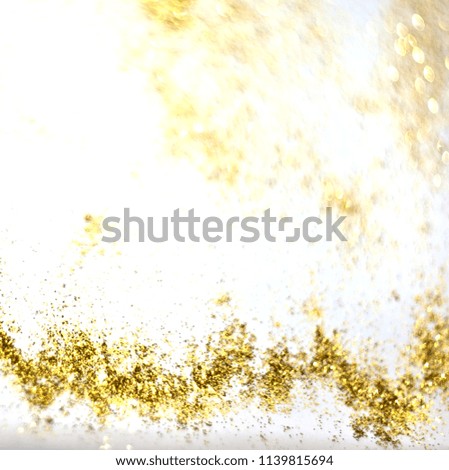 Background with golden shine