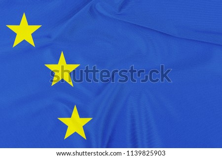Three stars are large on the flag of the European Union