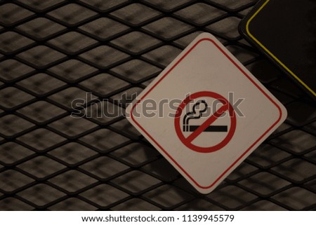 Non smoking sign