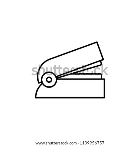 stapler. Element of education icon for mobile concept and web apps. Thin line stapler can be used for web and mobile on white background