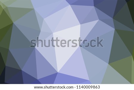 Light Blue, Green vector polygonal template. Polygonal abstract illustration with gradient. Brand new design for your business.