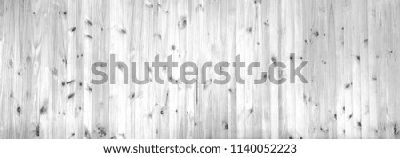 Pine wood texture on wooden wall, black & white photo of real softwood pattern as background, overlay template for art work