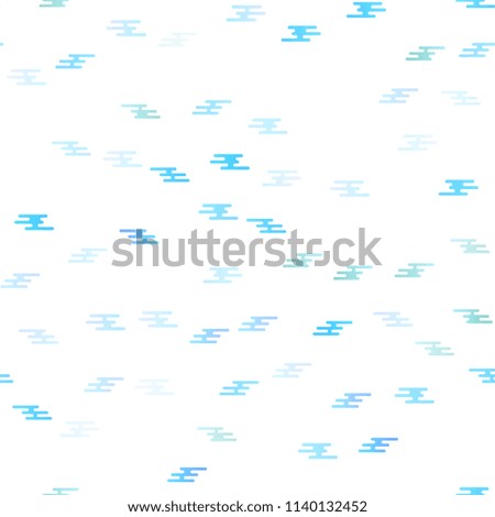 Light BLUE vector seamless background with straight lines. Modern geometrical abstract illustration with staves. The pattern can be used as ads, poster, banner for commercial.