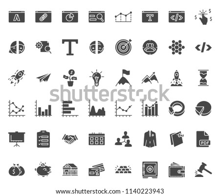 Business silhouette icon
