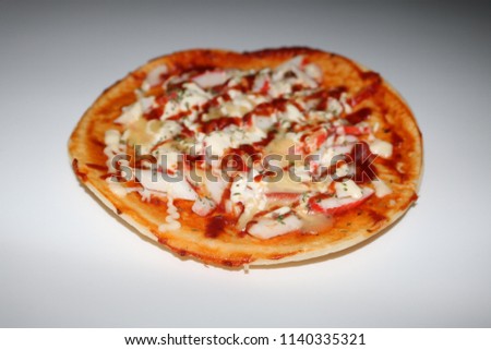 Pizza sausage crab