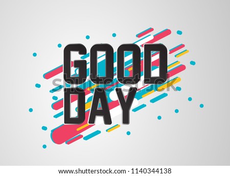 good day, beautiful greeting card background or banner with sport theme. vector