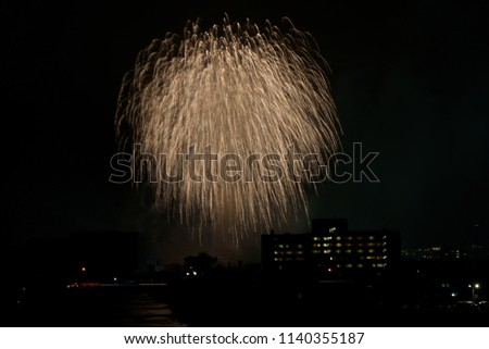 Japan summer firework