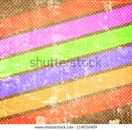 Abstract lines on grunge background