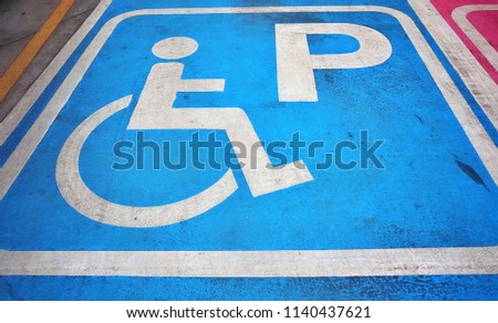 Parking for disabled guests.