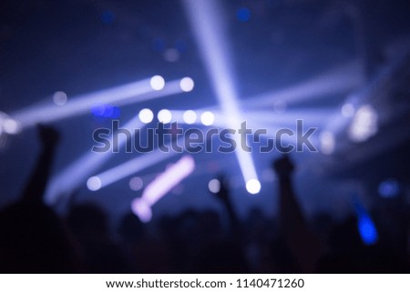 Abstract blur Background Party Concert in club.