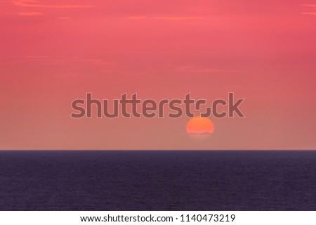 Puerto Vallarta, a resort town in Mexico, is famous by it's sunsets. This picture was taken above Los Muertos beach, close to the pier called Mirador.