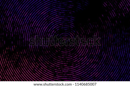 Dark Purple vector pattern with bent lines. Shining crooked illustration in marble style. A new texture for your  ad, booklets, leaflets.