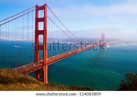 Golden Gate, San Francisco, California, USA. Royalty-Free Stock Photo #114083809