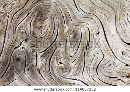 Wooden Swirls Organic Background Texture Royalty-Free Stock Photo #114087232