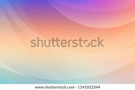 Light Multicolor vector template with bubble shapes. Brand-new colored illustration in marble style with gradient. The elegant pattern for brand book.