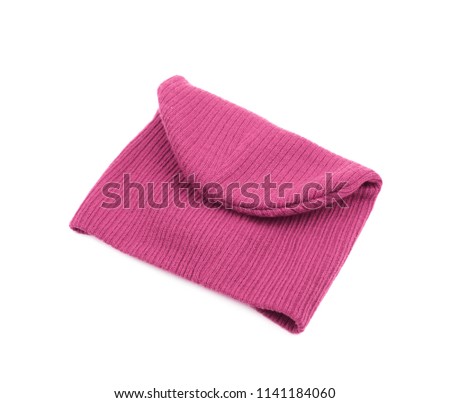 Knit cap hat isolated