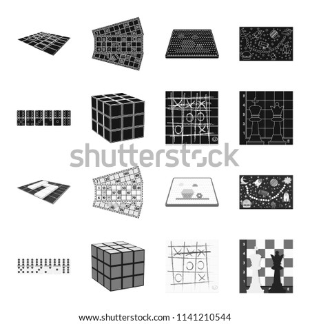 Board game black,monochrome icons in set collection for design. Game and entertainment bitmap symbol stock web illustration.