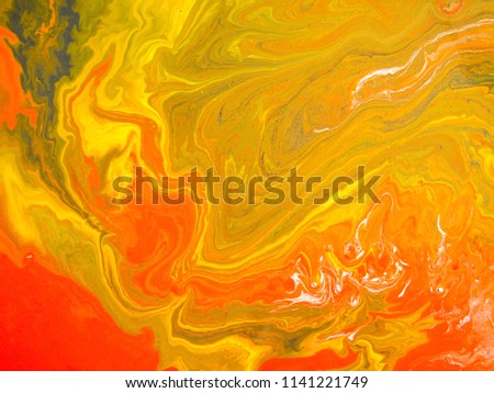 abstract art background. oil and water.Movement of colors freely.The movement of beauty between color and oil. Marble colorful background. Ink marbling art texture design. Colorful fluid.