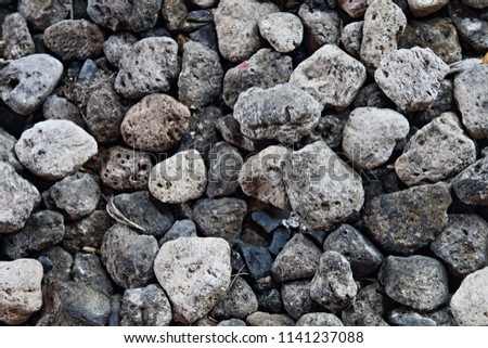 Grey Gravel Abstract Texture