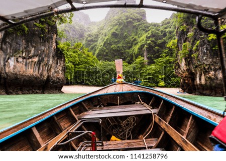 Thailand island trip on boat