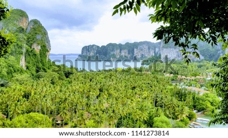 Railay steep trail head leading up to a breathtaking viewpoint in Krabi  Thailand