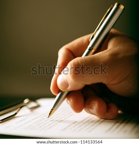 signing finance contract