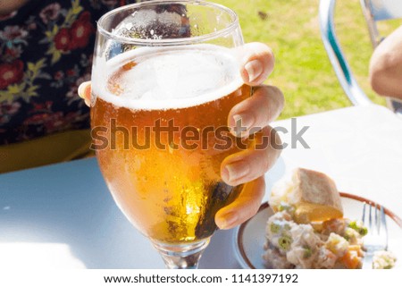glass of beer, drinks