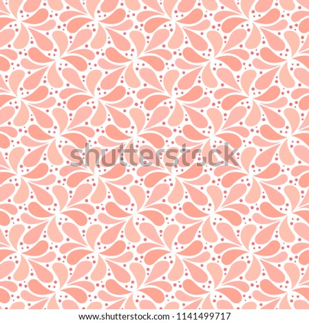 Ornamental pink flower victorian seamless pattern. Vector floral abstract texture.