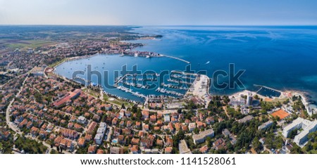 Umag is a coastal city in Istria, Croatia. The city hosts a yearly ATP tennis tournament on clay courts.