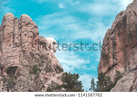 Image of Beautiful Mount Rushmore, South Dakota