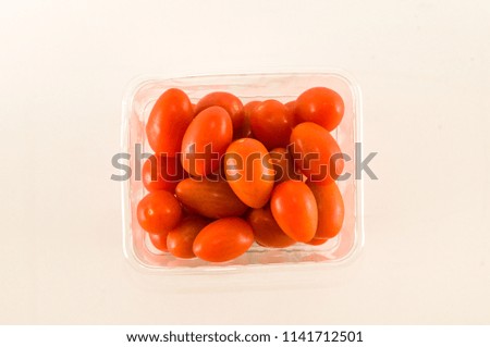 Photo picture Group of fresh cherry tomatoes background texture