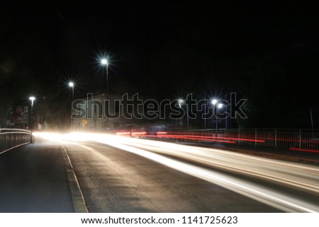 Long shutter speed photography of the famous bridge over the Drim river.