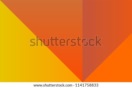 Light Orange vector cover with colorful palette. Illustration with set of spectral palette. Pattern of colors for designers of booklets, leaflets.