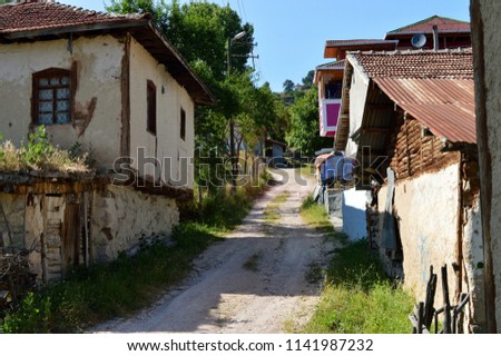 Nostalgic a village in Turkey