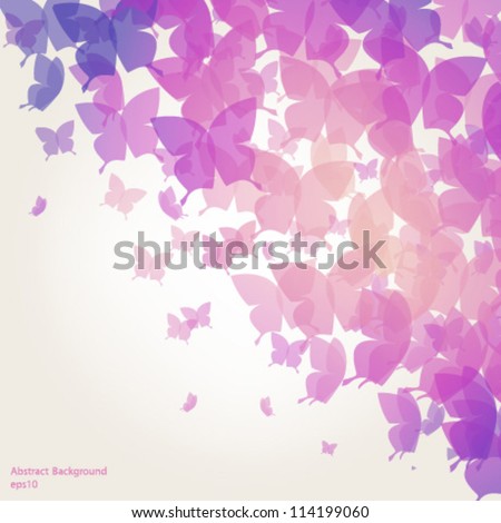 Abstract Butterfly Background - vector eps10