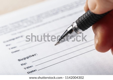 Lease or Rental agreement document