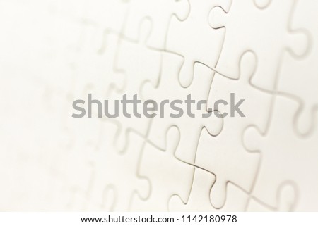 Jigsaw board, image use for solving problems, background concept.