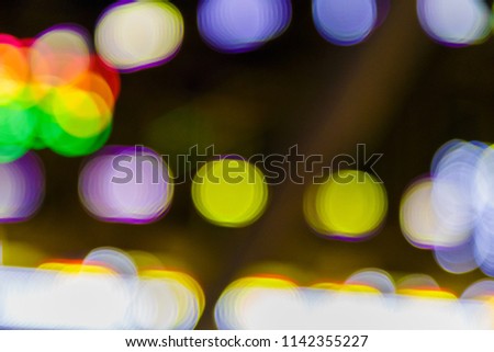 Colorful Bokeh Background Colorful Blurred Wallpaper .Background for design.