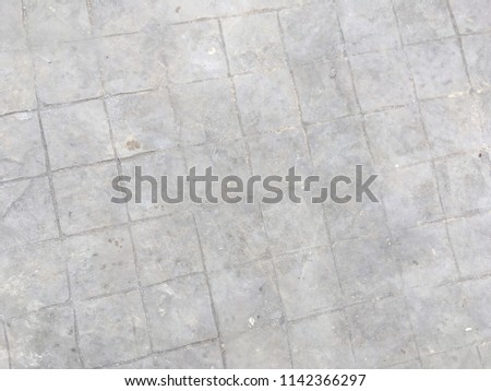 Grey tile side walk floor texture pattern background