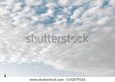 white clouds on blue sky. background texture. graphic resources