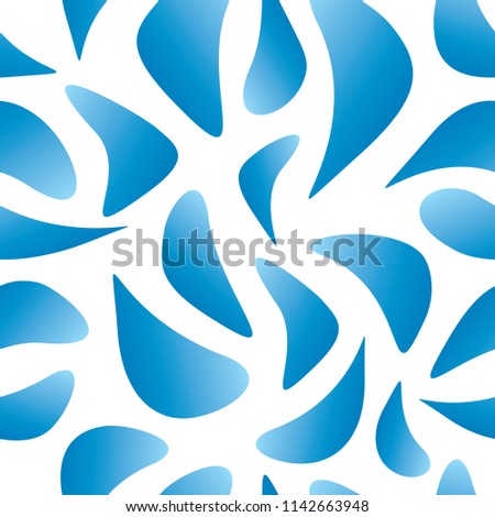 Colorful free form pattern. Vector image.