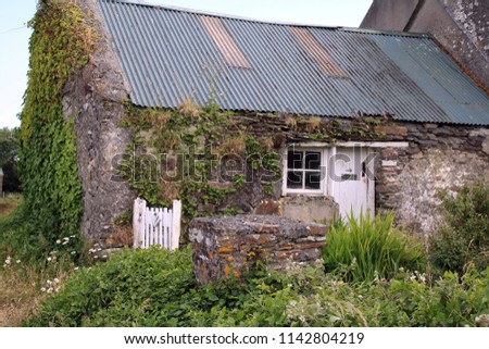 Old house on Heir Island West Cork Ireland