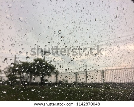 Rainning day at afternoon