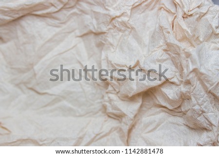 crumpled tissue paper texture background