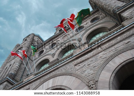 Ontario Legislative Building - Queen's Park - Toronto, Canada Royalty-Free Stock Photo #1143088958